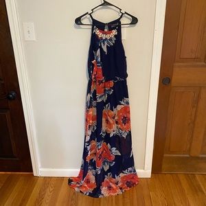 Large flower dress